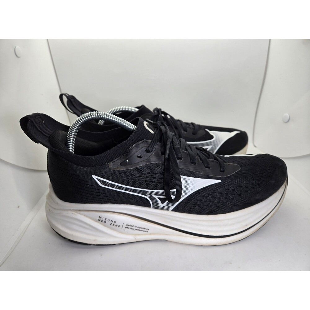 Mizuno Neo Zen 2 Shoes Mens 10 Black Road Running Athletic Training Gym Sneakers